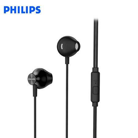 AUDIFONO C/MICROF. PHILIPS IN-EAR TAUE101BK SONIDO BAJO 3.5MM NEGRO