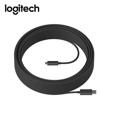 CABLE LOGITECH B2B 25M FUERTE USB SUPERSPEED NEGRO (939-001802)