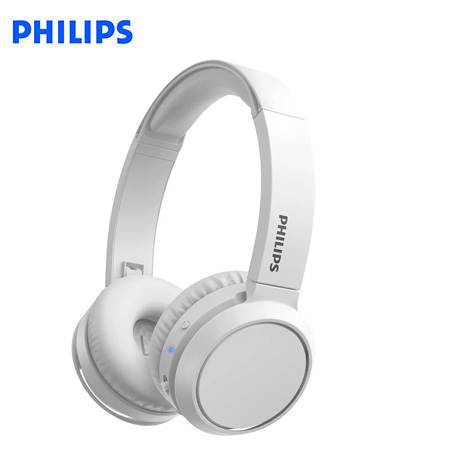 AUDIFONO INALAMBRICO C/MICROF. PHILIPS TAH4205WT BT 29H BASS BOOST PLEGABLE USB-C BLANCO