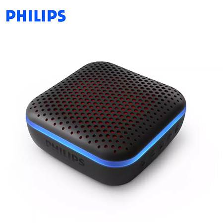 PARLANTE PHILIPS TAS2505 BLUETOOTH 10H 3W MIC IPX7 USB-C NEGRO