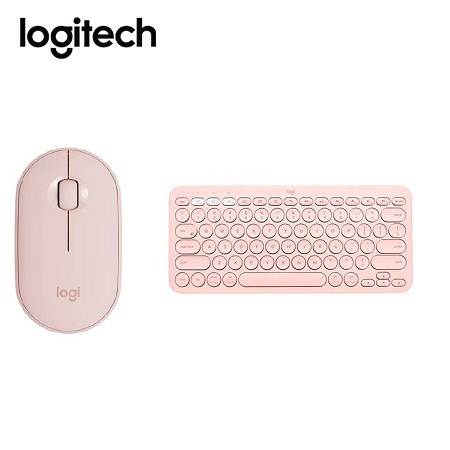 KIT LOGITECH TECLADO K380 ROSE 920-009594 + MOUSE PEBBLE M350 ROSE 910-005769