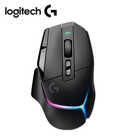 MOUSE GAMING INALÁMBRICO LOGITECH G502 X PLUS LIGHTSPEED 25K DPI LIGHTSYNC RGB NEGRO (910-006160)
