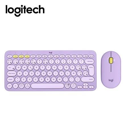 KIT LOGITECH TECLADO K380 LAVENDER 920-011150 + MOUSE PEBBLE M350 LAVENDER 910-006659