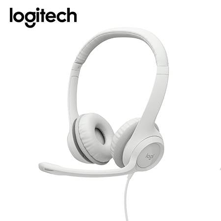 AUDIFONO C/MICROF. LOGITECH H390 USB CANCELACIÓN DE RUIDO BLANCO (981-001285)