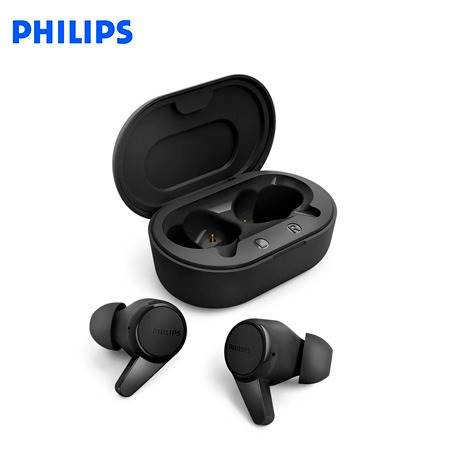 AUDIFONO C/MICROF. PHILIPS TRUE INALAMBRICO TAT1207BK BT 18H IPX4 USB-C NEGRO