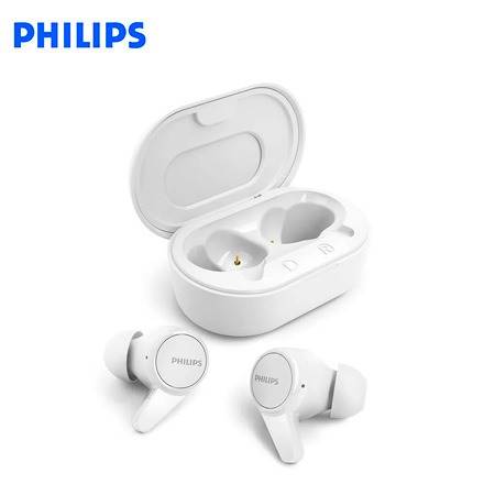 AUDIFONO C/MICROF. PHILIPS TRUE INALAMBRICO TAT1207WT BT 18H IPX4 USB-C BLANCO