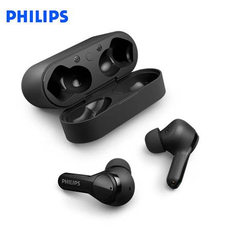 AUDIFONO C/MICROF. PHILIPS TRUE INALAMBRICO TAT3217BK BT 26H 10MM TÁCTIL IPX5 USB-C NEGRO