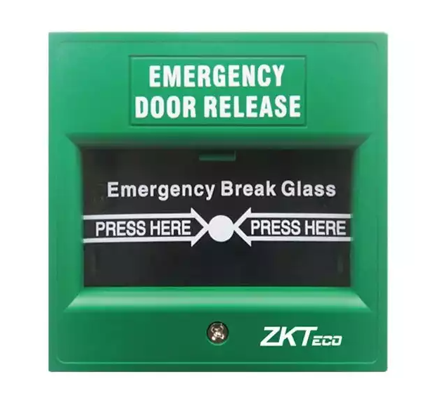 ZKTECO ZKABK902A-G - BOTON DE EMERGENCIA PARA LIBERAR DOS PUERTA