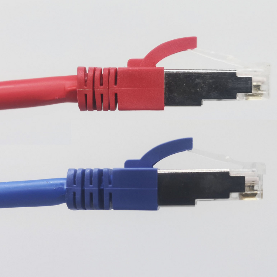 Patch cord S/FTP Categoria 6A x 1m SATRA 0103090104 Cable de red armado LSZH