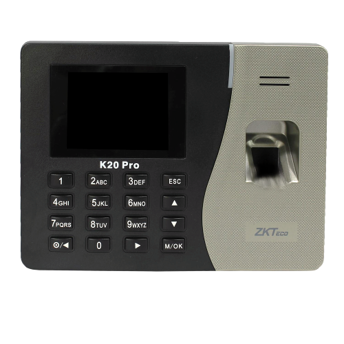 ZKTECO K20 PRO - CONTROL BIOMETRICO DE ASISTENCIA Y ACCESO BASICO IP CON BATERIA | 3000 USUARIOS