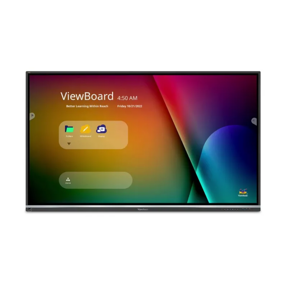 Pantalla Interactiva ViewSonic ViewBoard IFP6550-2 de 65", Resolución 3840 x 2160 (Ultra HD 4K).
