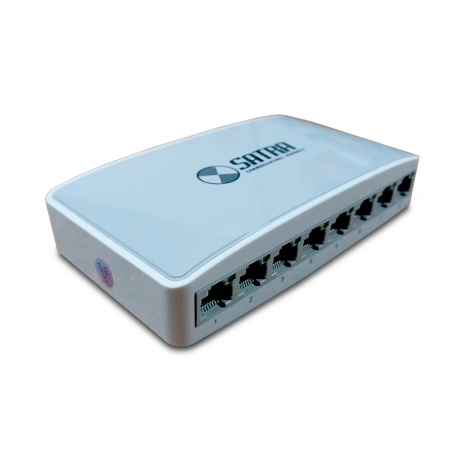 Switch de 8 puertos 10/100 SATRA 1401080000 Conmutador fast ethernet