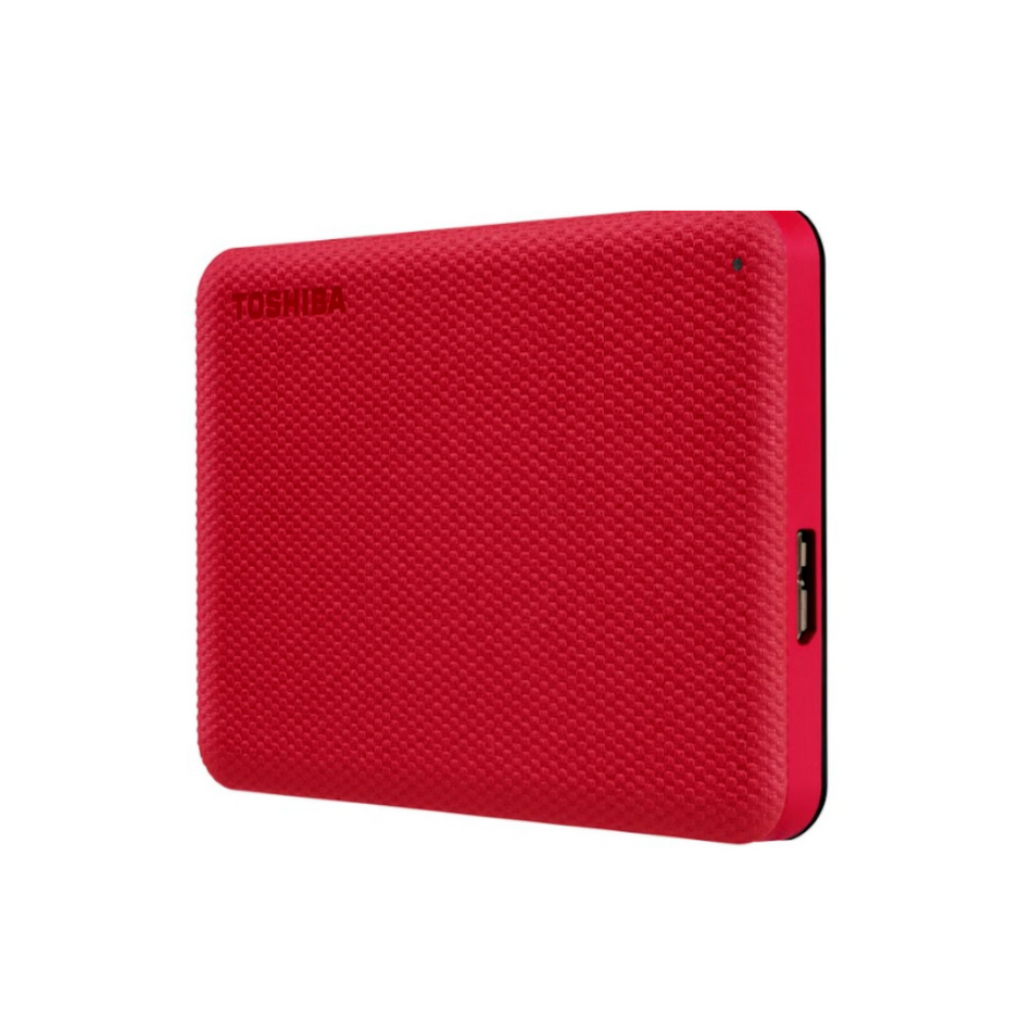 Disco Duro Pórtatil Toshiba Canvio Advance HDTCA10XR3AA - Externo - 1TB - Rojo - USB 3.0