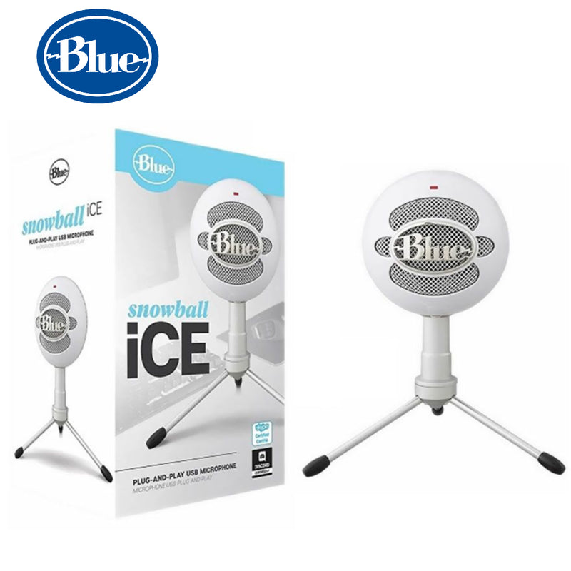 MICROFONO BLUE SNOWBALL ICE USB CARDIOID BLANCO (988-000070)