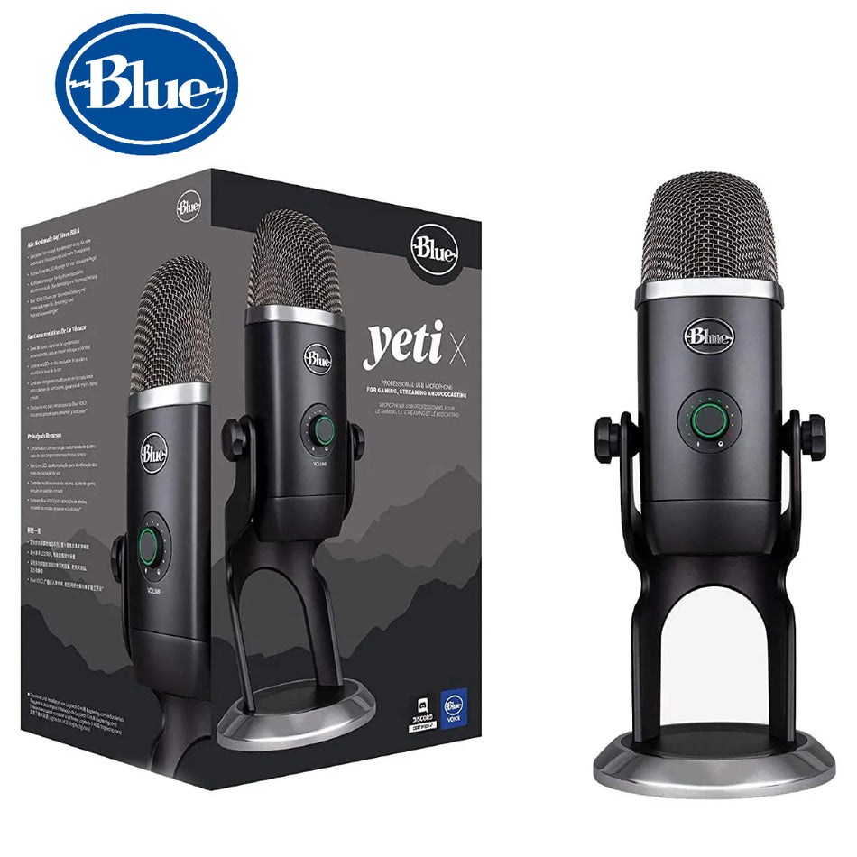 MICROFONO BLUE YETI X USB STREAMING CARDIOID / OMNI / BI / STEREO BLACK (988-000507)