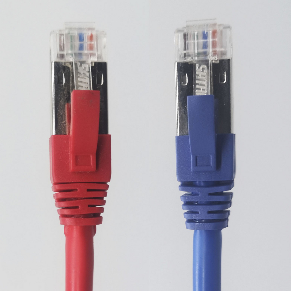 Patch cord S/FTP Cat 6A x 5m SATRA 103090504 Cable de red armado LSZH
