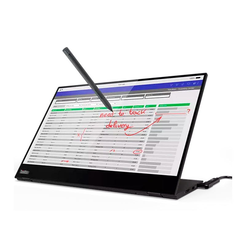 Monitor Lenovo ThinkVision M14t, 14" FHD, IPS, 1920x1080, 2 x USB 3.2 Gen1 (USB TIPO-C)