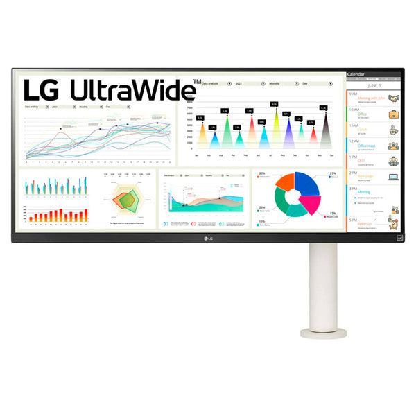 Monitor LG QHD IPS UltraWide 21:9 de 34' (2560 x 1080), HDMI/DP/USB-C/Altavoz (7Wx2)