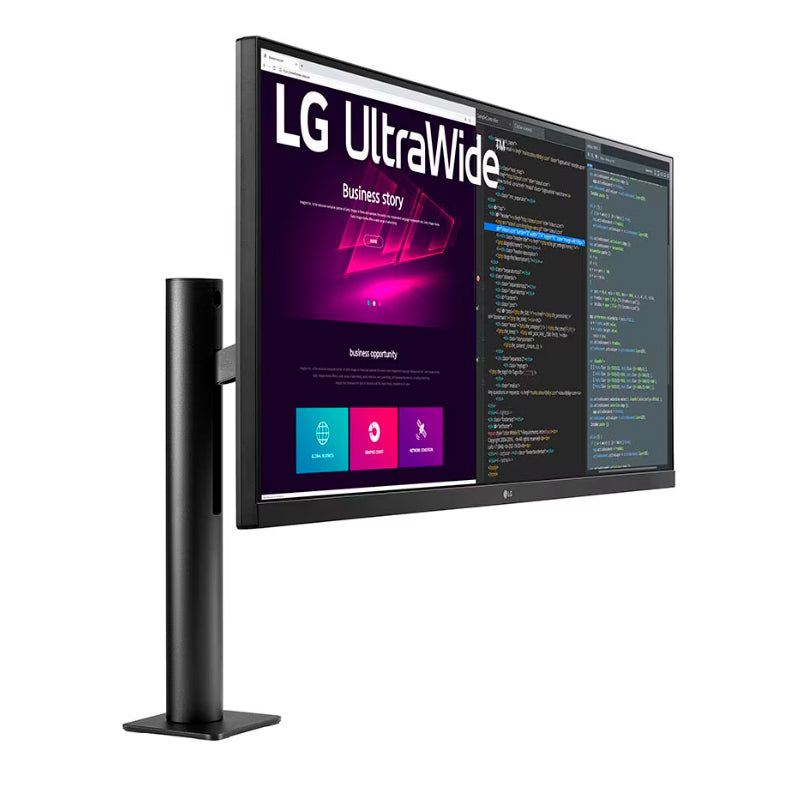 Monitor LG Ergo UltraWide 34" QHD (3440x1440), IPS, HDMIx2 /DPx2/Headphones-Out x1/USB 3.0