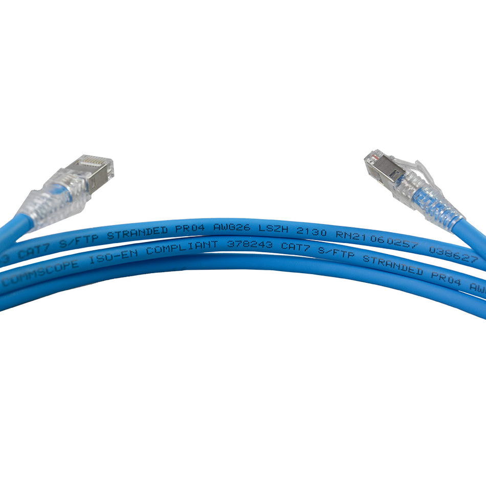 COMMSCOPE Patch Cord S/FTP Multifilar RJ-45 Cat6A LSZH 2.0mts NPC6ASZDB-BL002M