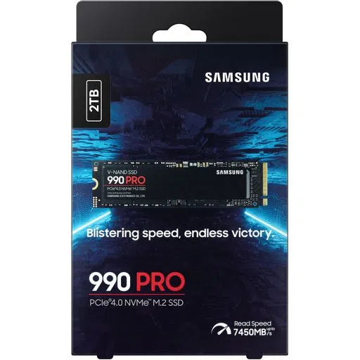 Unidad en estado solido Samsung 990 PRO 2TB M.2 2280, PCIe Gen 4.0 x4, NVMe 2.0