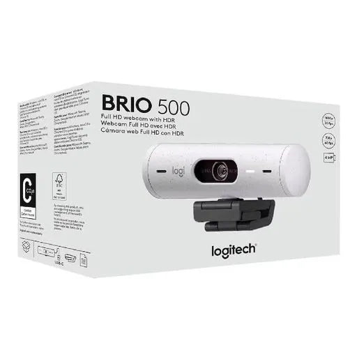 CAMARA LOGITECH BRIO 500 FHD 1080P USB-C BLANCO (960-001426)