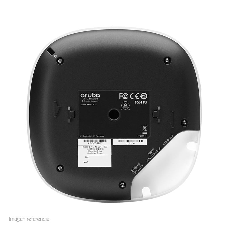 HPE ARUBA JZ320A - ACCESS POINT ARUBA AP-303, DUAL BAND 2.4 GHZ / 5 GHZ, 867 MBPS, 2X2 MIMO, 3.3/5.9 DBI.
