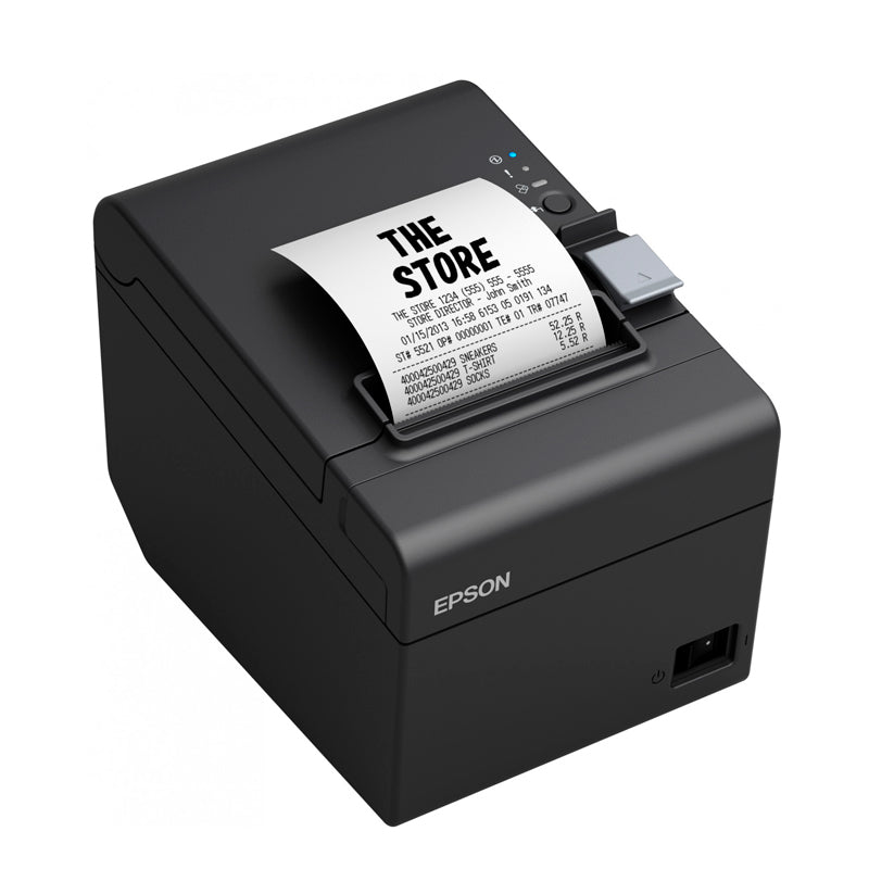Impresora ticketera termica Epson TM-T20III, velocidad de impresión 250 mm/seg, Interfaz USB. C31CH51001