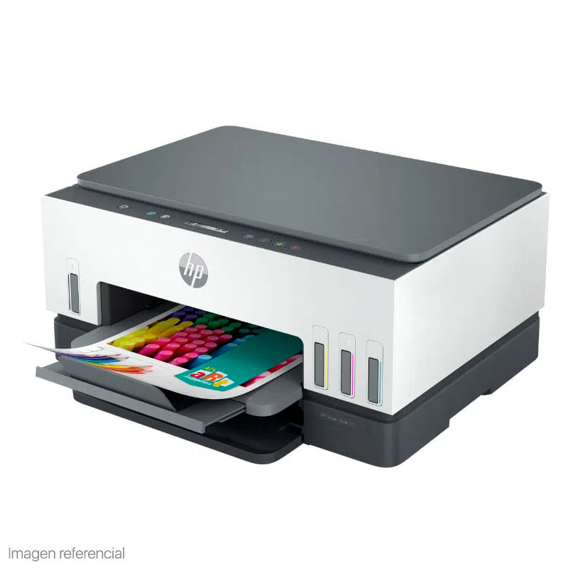Impresora Multifuncional de tinta HP Smart Tank 670, USB 2.0 de alta velocidad, Wi-Fi, Bluetooth LE.