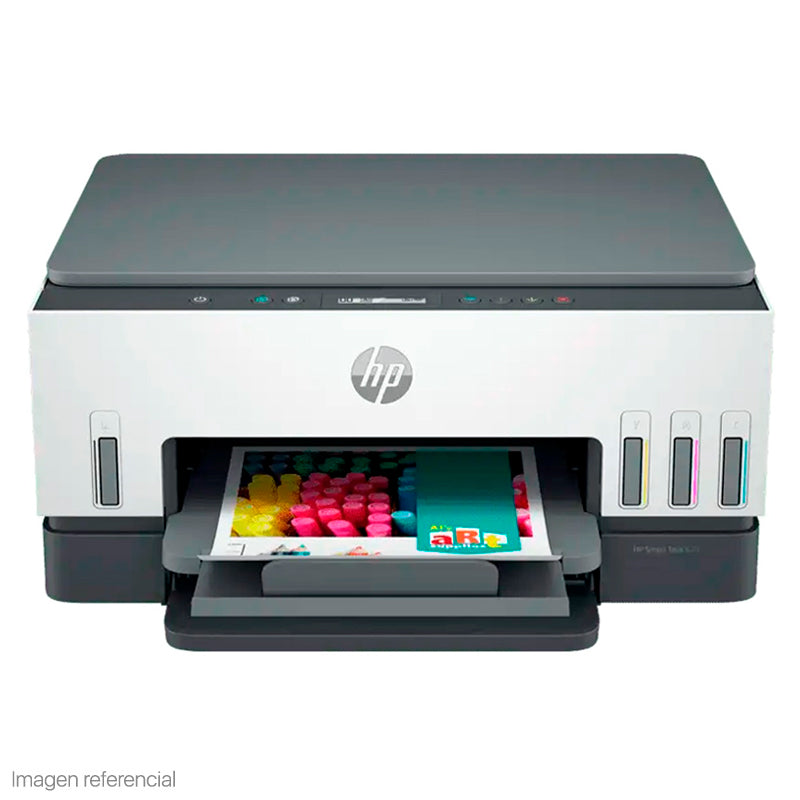 Impresora Multifuncional de tinta HP Smart Tank 670, USB 2.0 de alta velocidad, Wi-Fi, Bluetooth LE.