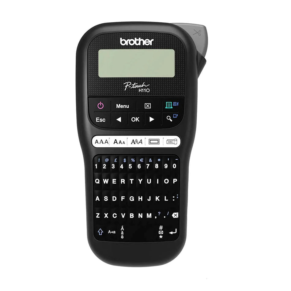 Impresora rotuladora P-Touch BROTHER H110BK. Para etiquetas de cableado
