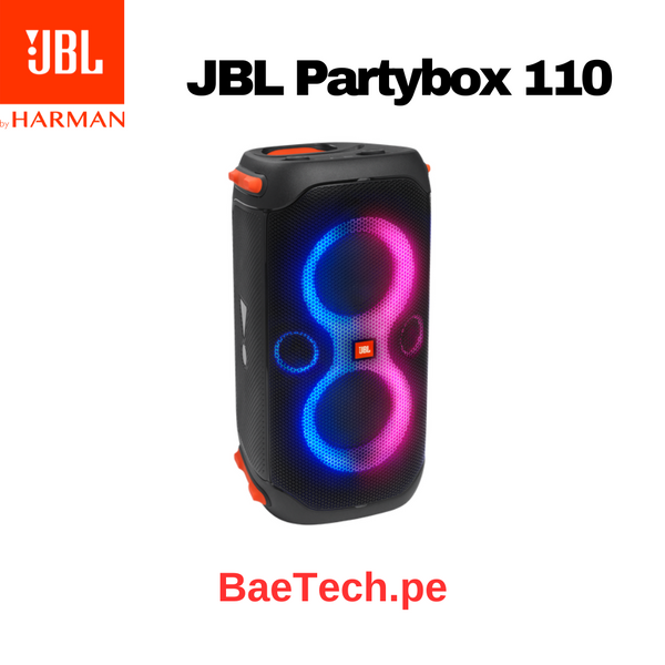 PARLANTE JBL Partybox 110 , LUCES LED , BT ,160 W - JBLPARTYBOX110AM