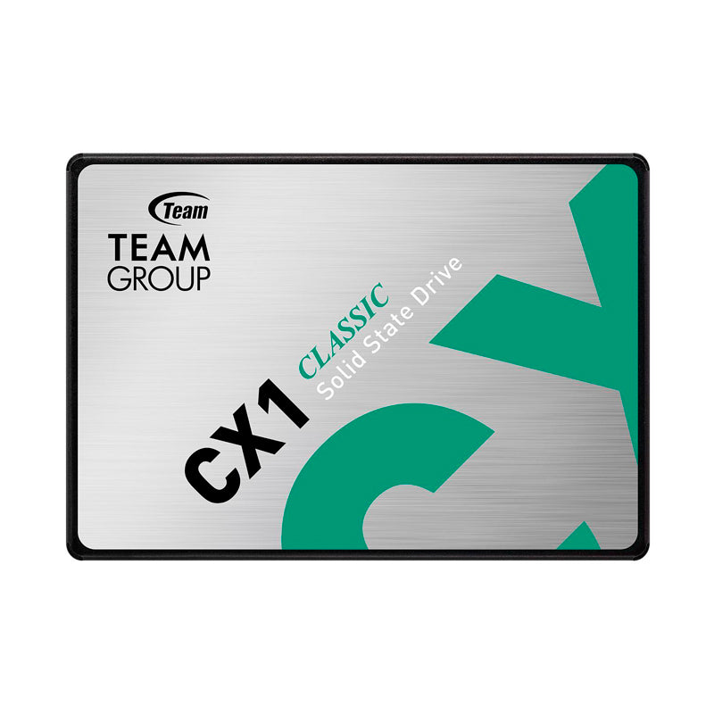 Unidad de estado solido Teamgroup CX1, 480GB, SATA 6.0 Gb/s, 2.5", ECC, DC +5V