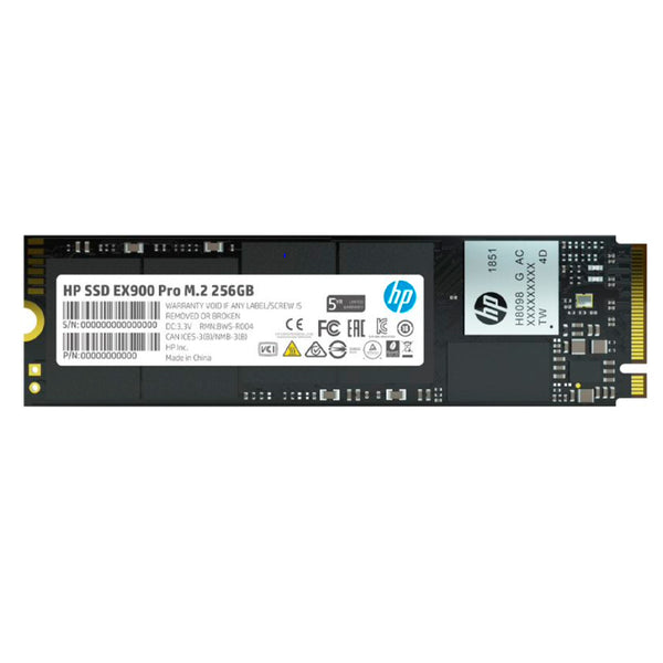 Unidad en estado solido HP EX900 Pro M.2 256GB, PCIe Gen3.0 x4 NVMe 1.3