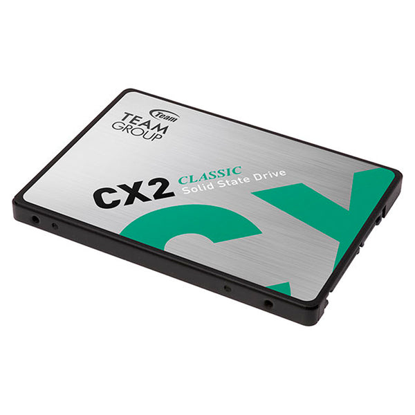 Unidad de estado solido Teamgroup CX2, 256GB, SATA 6.0 Gb/s, 2.5", ECC, DC +5V