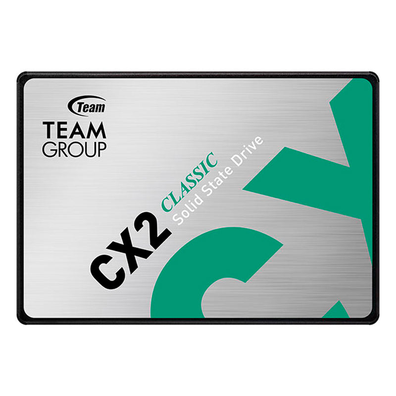 Unidad de estado solido Teamgroup CX2, 256GB, SATA 6.0 Gb/s, 2.5", ECC, DC +5V