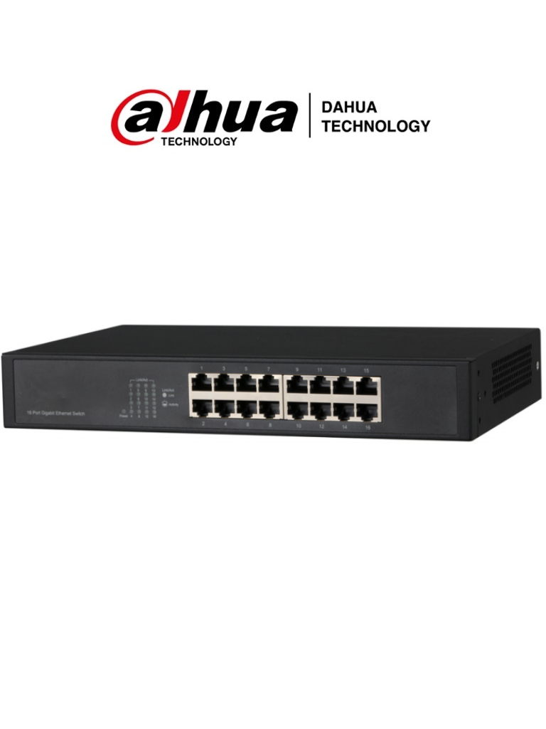 DAHUA PFS3016-16GT - SWITCH GIGABIT / 16 PUERTOS / 10/100/1000
