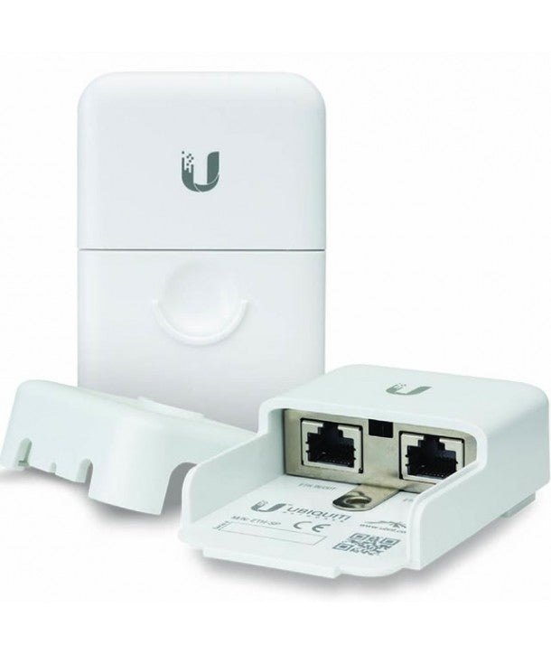 UBIQUITI ETH-SP-G2 - ETHERNET SURGE PROTECTOR - PROTECCIÓN CONTRA DESCARGAS ELECTROSTÁTICAS PARA DISPOSITIVOS POE PARA EXTERIOR