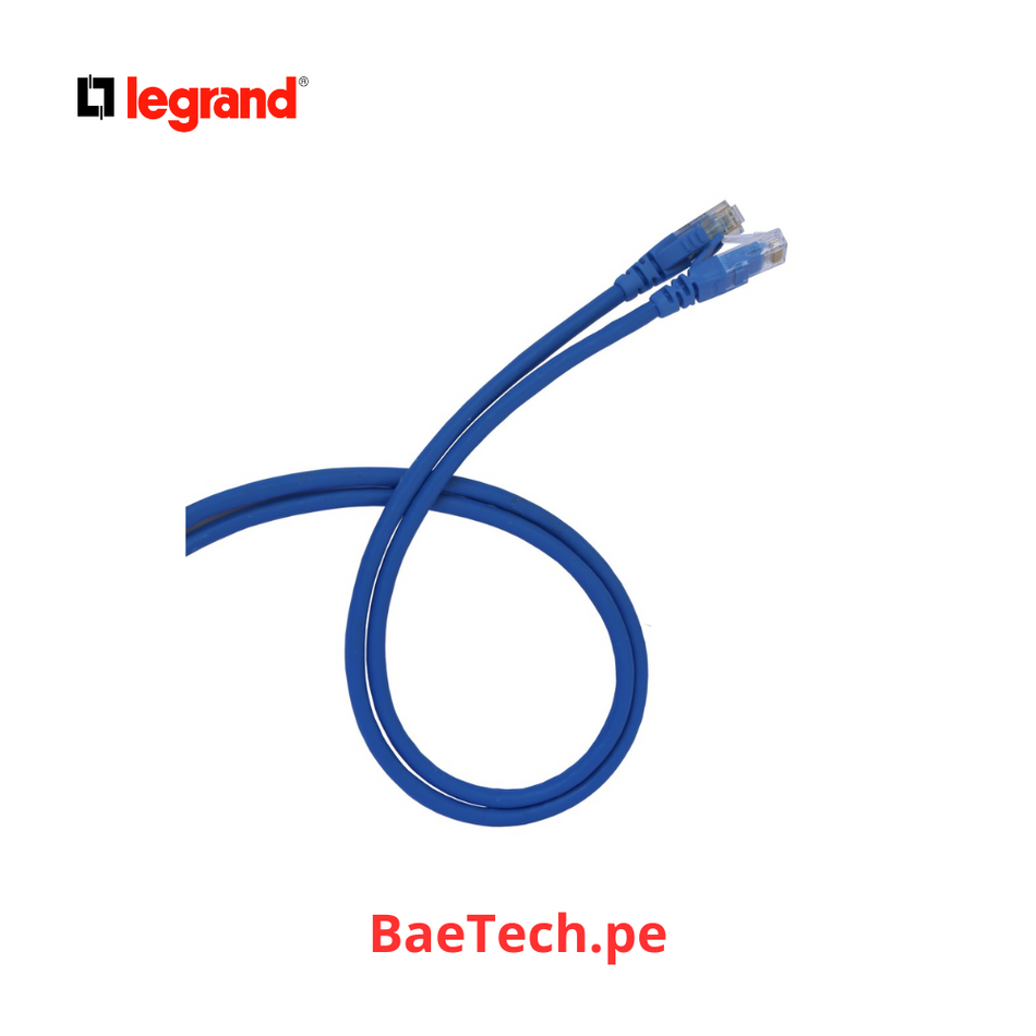 Patch Cord S/ftp Cat 6A x 1mt Azul - LEGRAND 900287-1