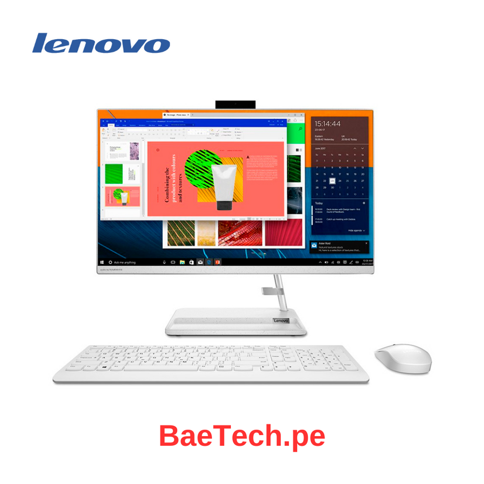 Computadora All-in-One Lenovo IdeaCentre3 24ALC6 23.8" FHD IPS, Ryzen 5 7530U 2.0/4.5GHz 8GB DDR4-3200