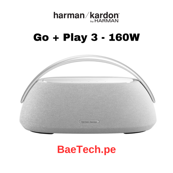 PARLANTE HARMAN KARDON GO + PLAY 3 - 160W - 8Horas - GRIS - HKGOPLAY3GRYAM