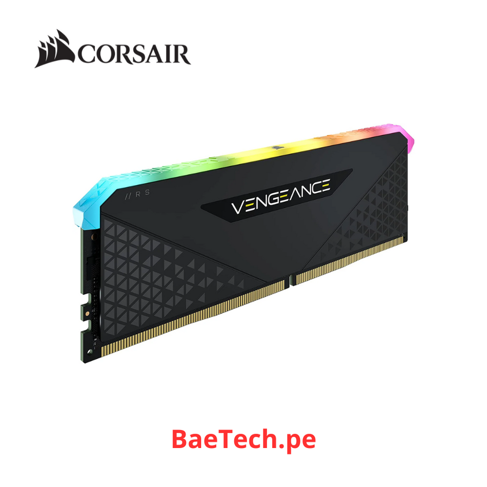 MEMORIA RAM CORSAIR 8GB/3200MHZ VENGEANCE RGB RS DDR4 ( CMG8GX4M1E3200C16 ) LED-RGB
