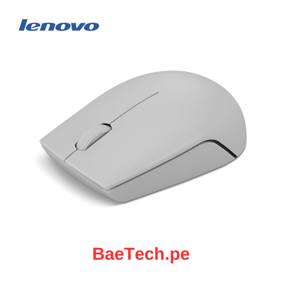 Mouse Inalambrico Compacto Lenovo 300, Color Gris Artico - GY51L15687
