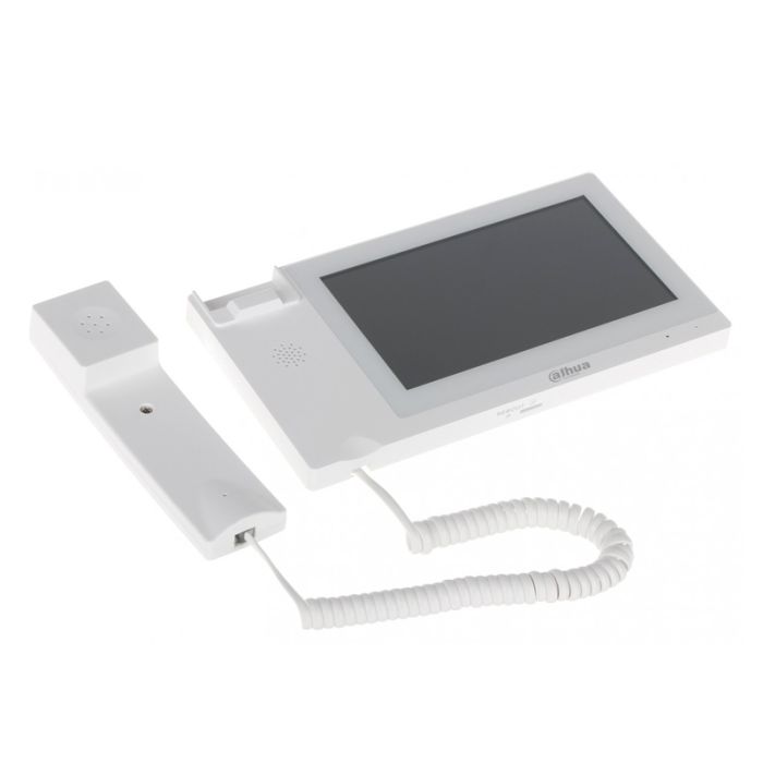 DAHUA Monitor IP POE LCD Táctil 7" para Videoportero blancov - DHI-VTH5421EW-H