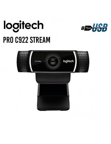 CAMARA WEB LOGITECH C922 PRO STREAM FHD 1080P NEGRO (960-001087)