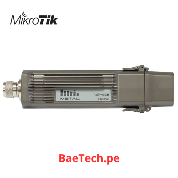 Punto de acceso MIKROTIK RBMetalG-52SHPacn (METAL 52 AC) Doble banda hasta 1260MW de potencia. Carcasa de metal